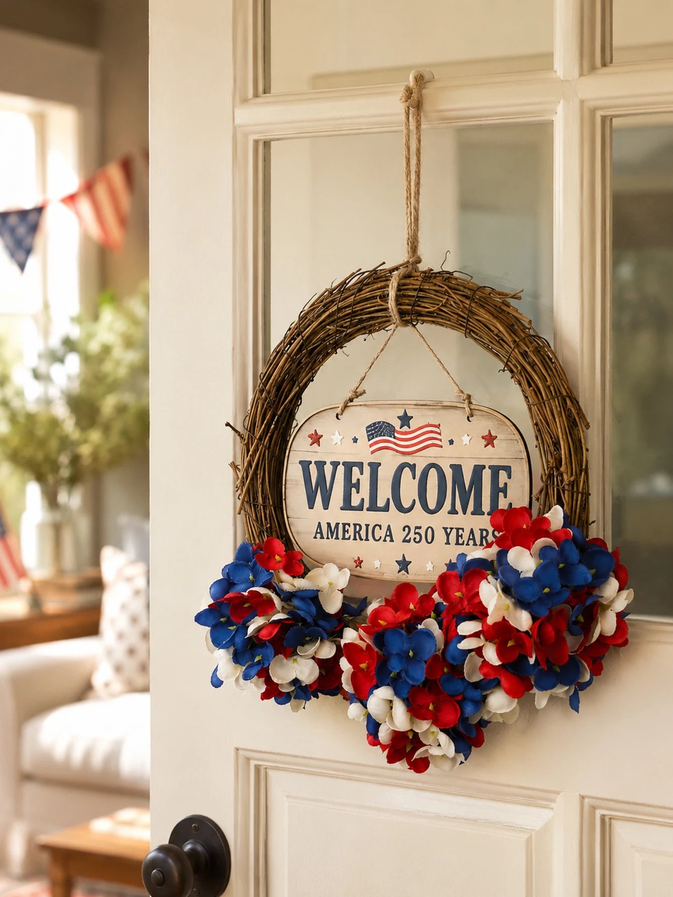 Patriotic Wreath USA