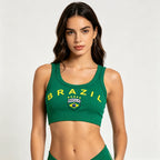 Brazil Print Women's Tank Top