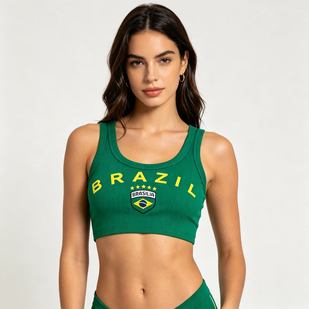 Brazil Print Women's Tank Top