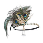 Peacock Feather Headband