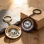You Are Safe with Me Rainbow Flag Pride LGBTQ