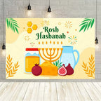 Happy Purim Rosh Hashanah Jewish New Year Background Carnival Festivals