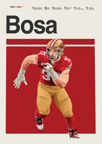 Classic American Football Star Athletes Highlights Achievements Posters