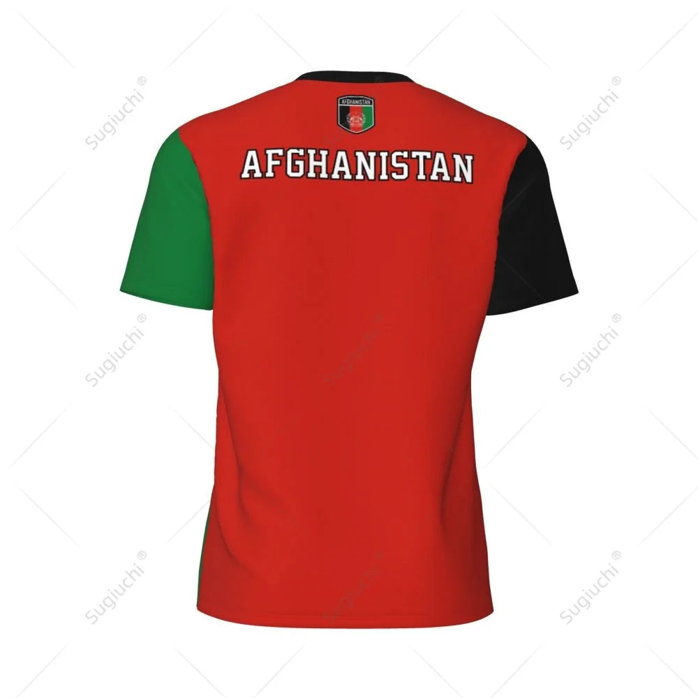 Afghanistan Flag 3D Printed Men T-Shirt For Running Bike Soccer Tennis Fitness Sports tshirt Mesh Fans T-shirt