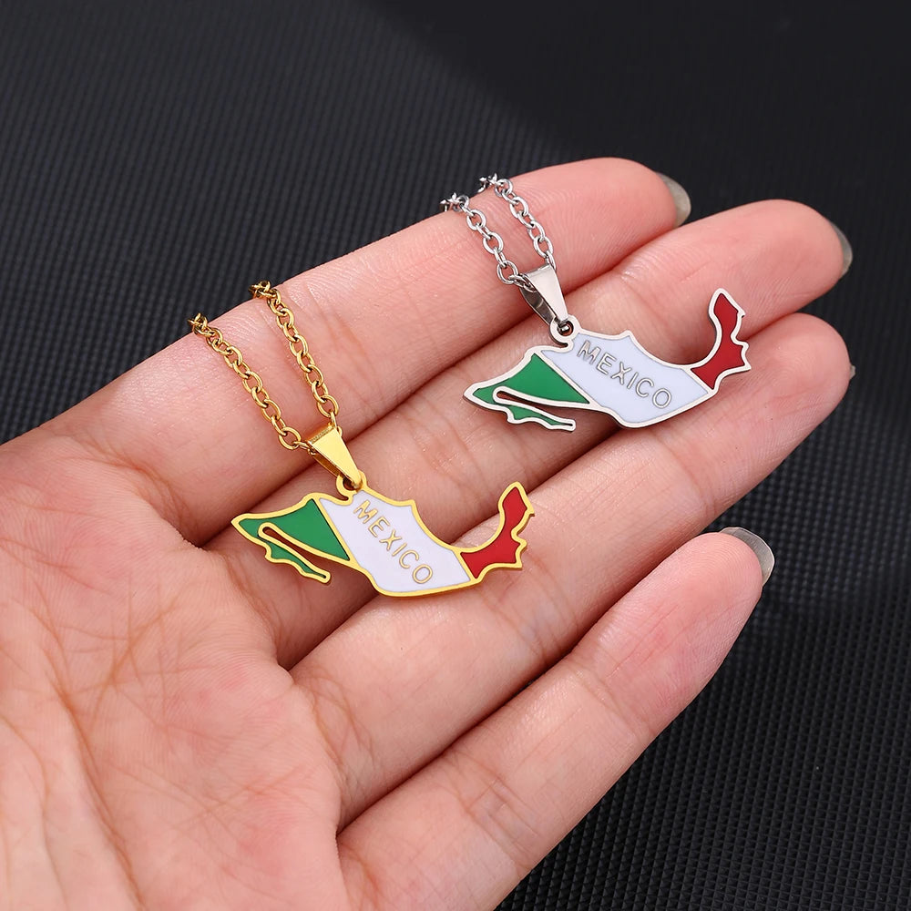 Mexico Map Pendant