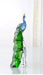 Crystal Peacock Sculpture Ornament