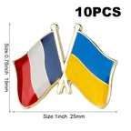 10pc Ukraine Friendship Badge International Collections