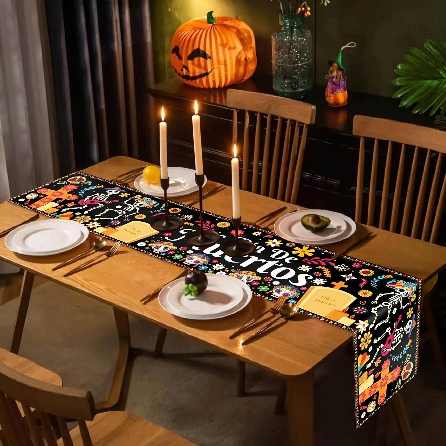 1 Piece of Mexican Day of the Dead Themed Table