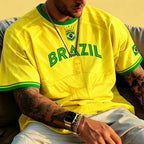 Brazil Jesus Soccer Jersey Unisex Top
