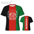 Tight Sports T-shirt Afghanistan Flag