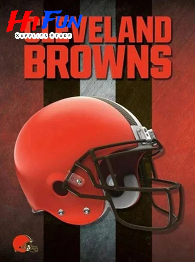 5D DIY Diamond Painting Helmet Stylings of Football Posters