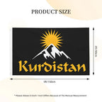 Kurdistan Flag Banner