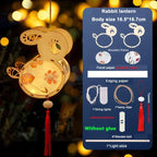 Palace Lantern Portable Blossom Flower Light Mid-autumn Festival