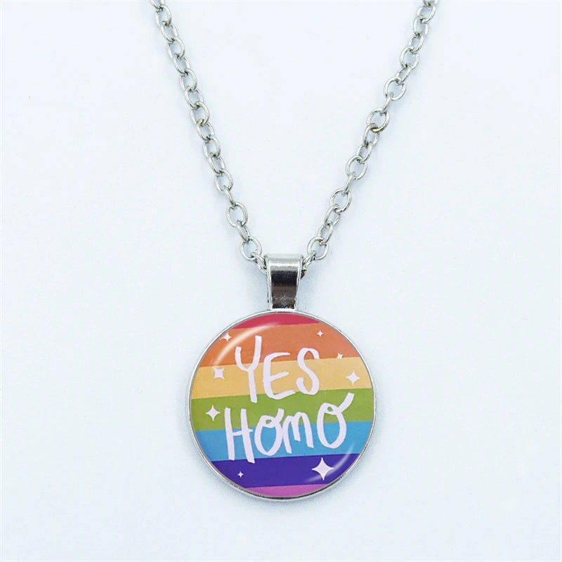 Rainbow Necklace LGBTQ