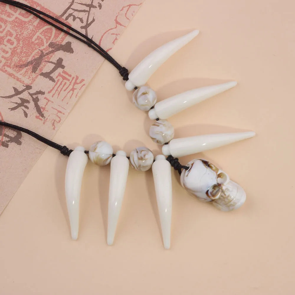Dog Tooth Necklace Indian Indigenous