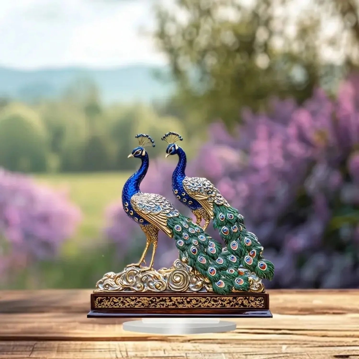 Peacock peacock statue,2D variety of options