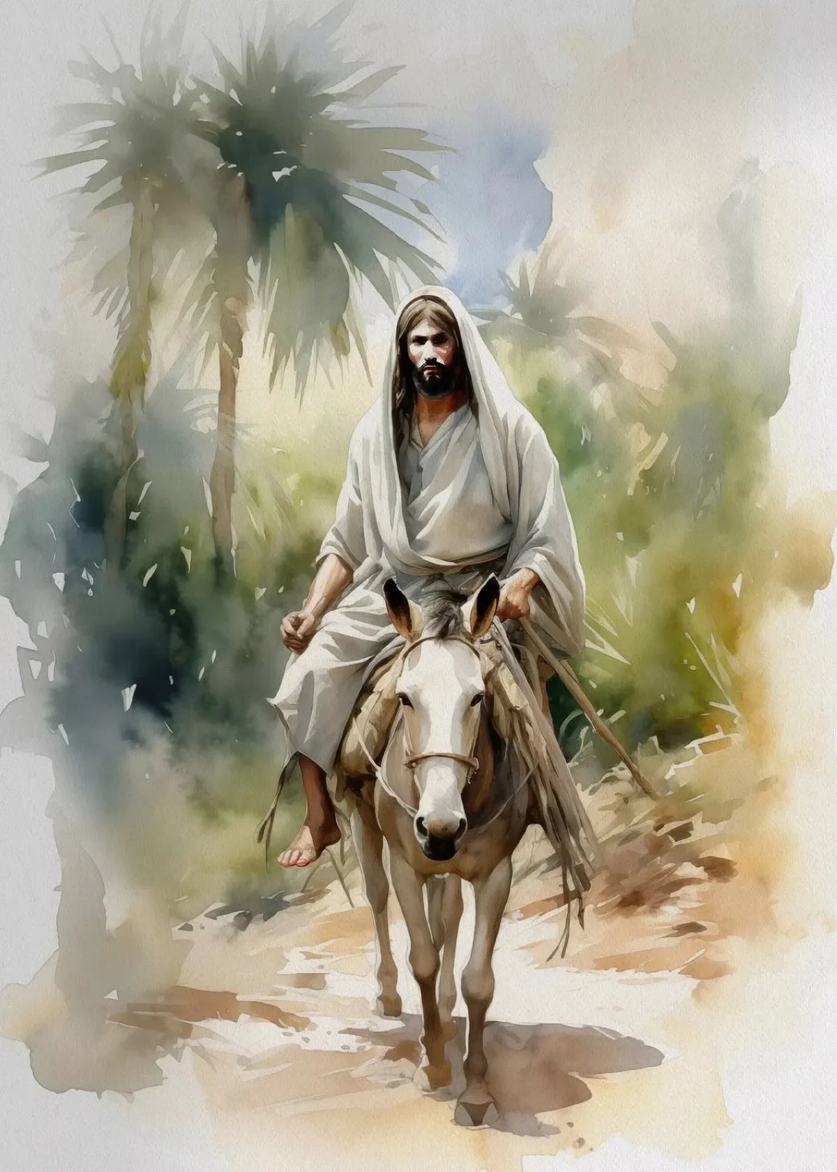 Jesus and The Cross Jesus Poster