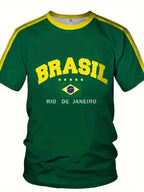 Brazil Rio Flag Tee Shirt
