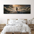 Jesus Walking on Water Canvas Art