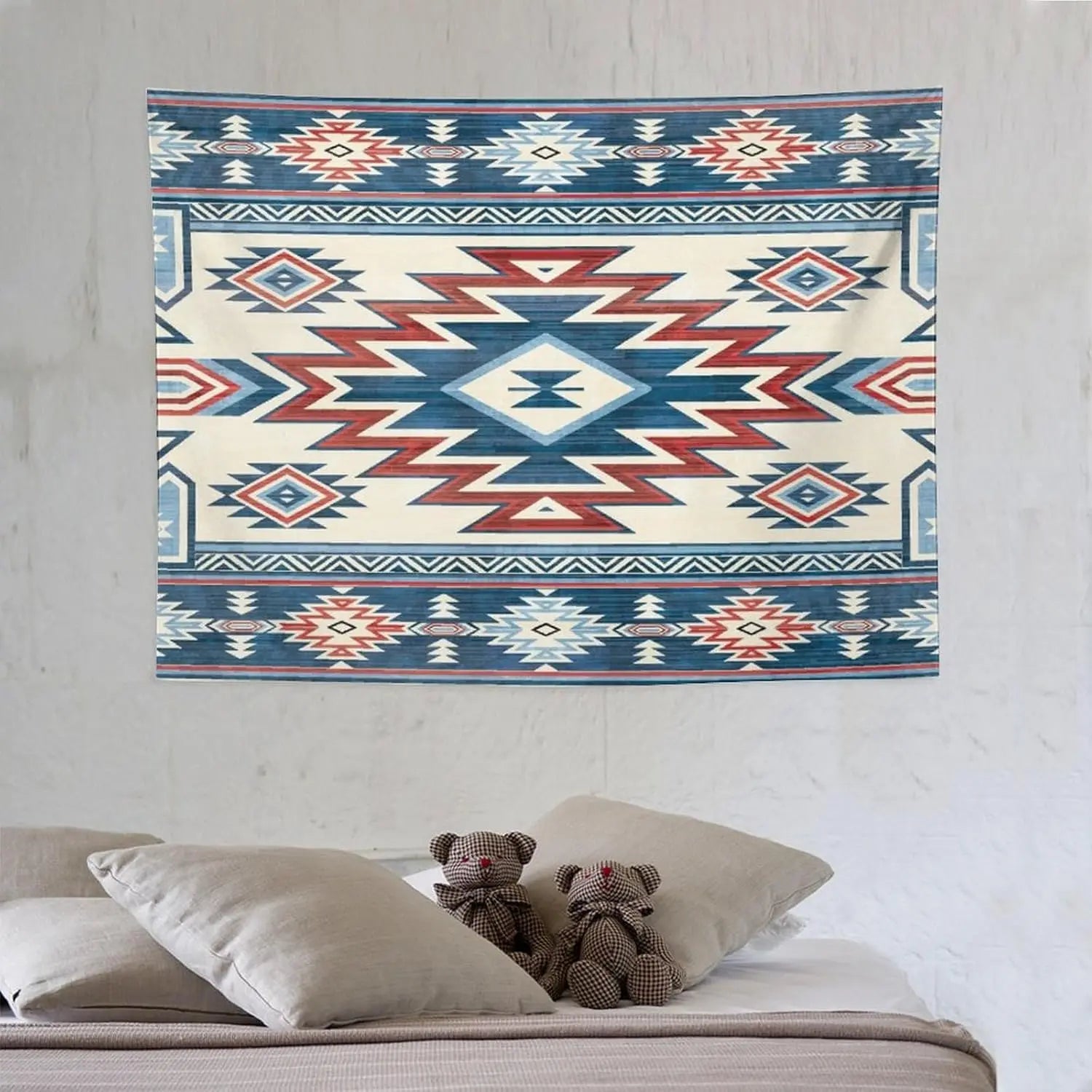 Southwestern Aztec Tapestry Wall Hanging Southwest Native American
