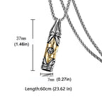 Stainless steel Israel Bat Mitzvah Gift Hanukkah Necklace