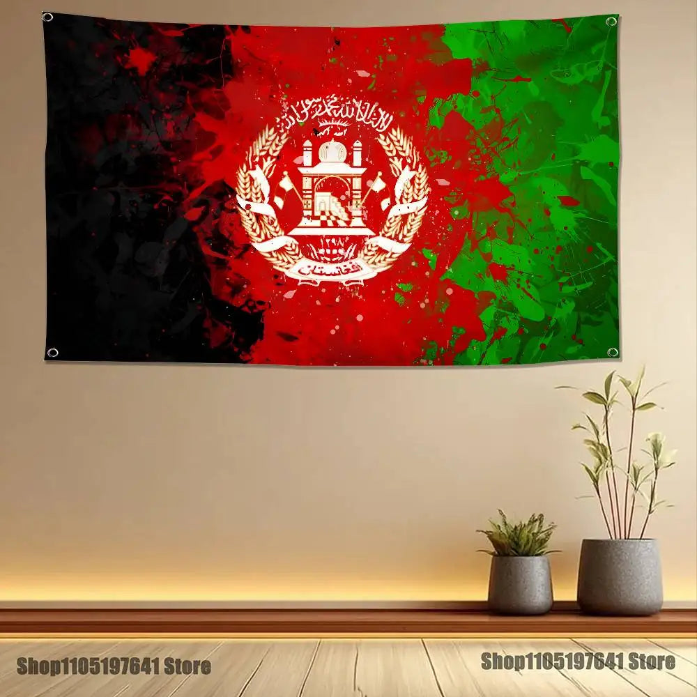 Afghanistan Flag Banner