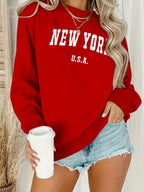 Casual USA & New York Sweatshirt Design