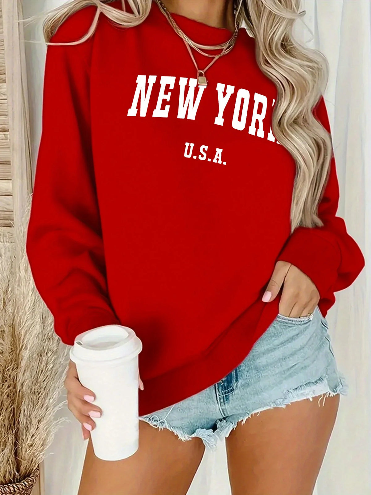 Casual USA & New York Sweatshirt Design