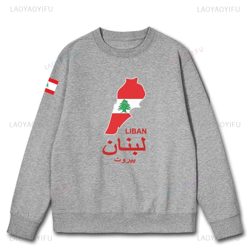 Lebanon Map Hoodie