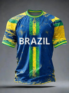 Brazil Football Jersey Short Sleeve