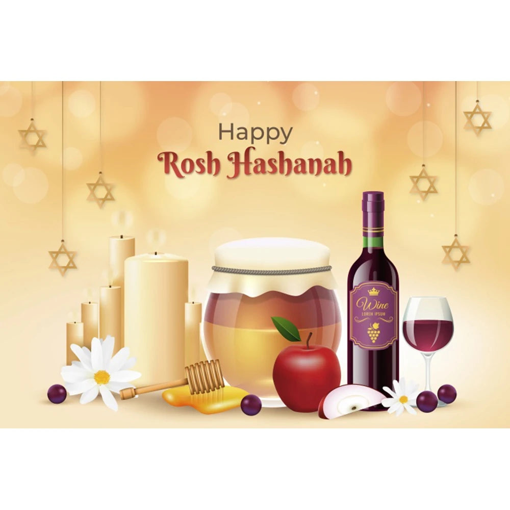 Happy Rosh Hashanah Photography Background