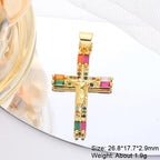 Gold Plated Handmade Colorful Star Of David Charms