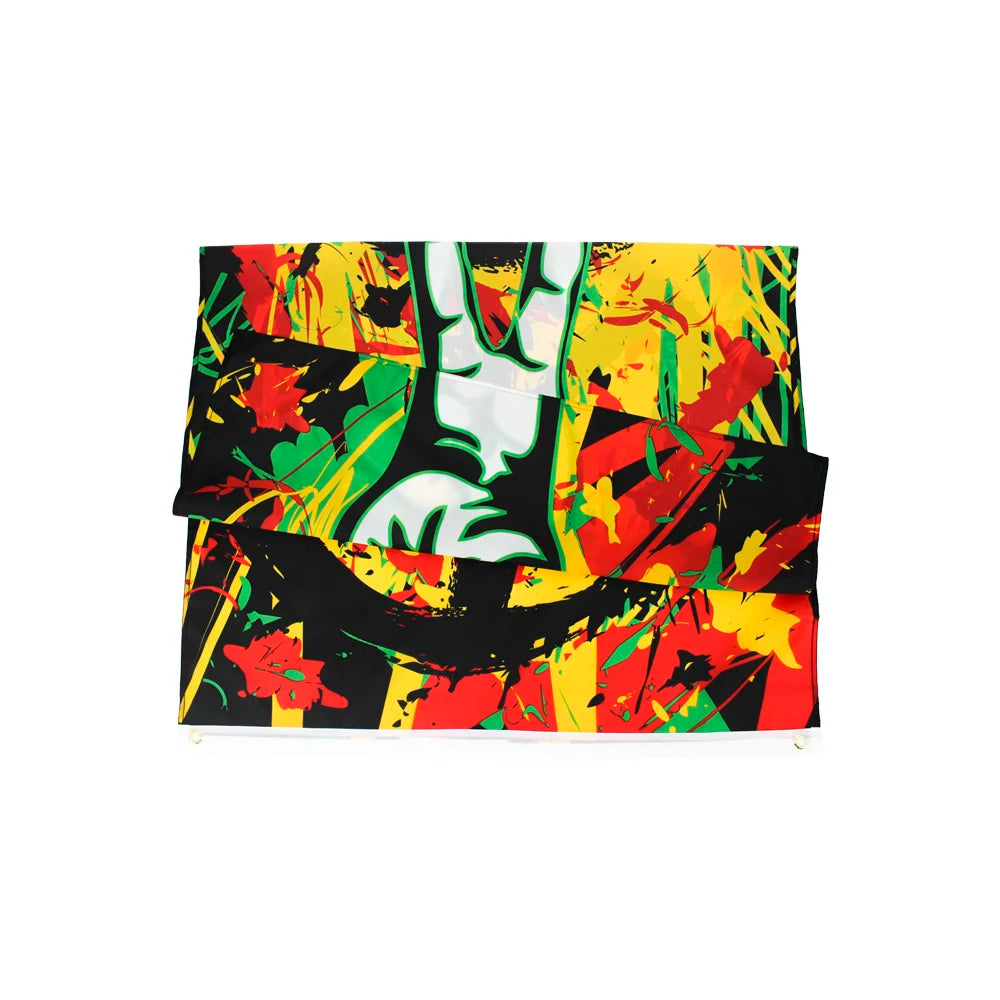 Peace Symbol Rasta Peace Flag