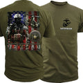 US Marines Corps Veteran Flag T-Shirt