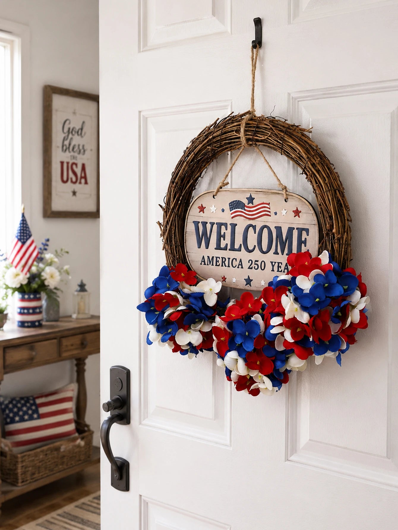 Patriotic Wreath USA