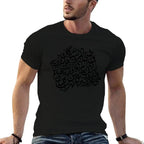 Arabic Calligraphy: Home is not the place you are born, It is the place where all your attempts to escape cease T-Shirt