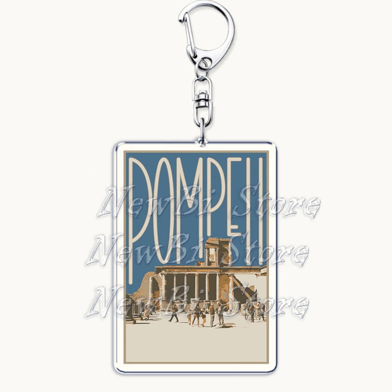 US Travel Keychain
