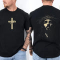 Jesus Crown of Thorns Washed T-shirt