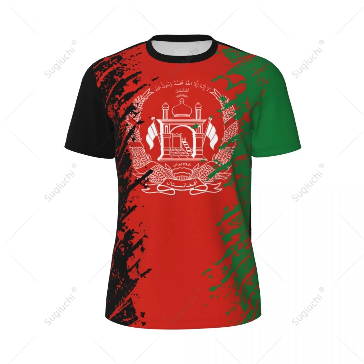Afghanistan Flag 3D Printed Men T-Shirt For Running Bike Soccer Tennis Fitness Sports tshirt Mesh Fans T-shirt