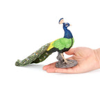 Plastic Farm Life Peacock Toy Figure