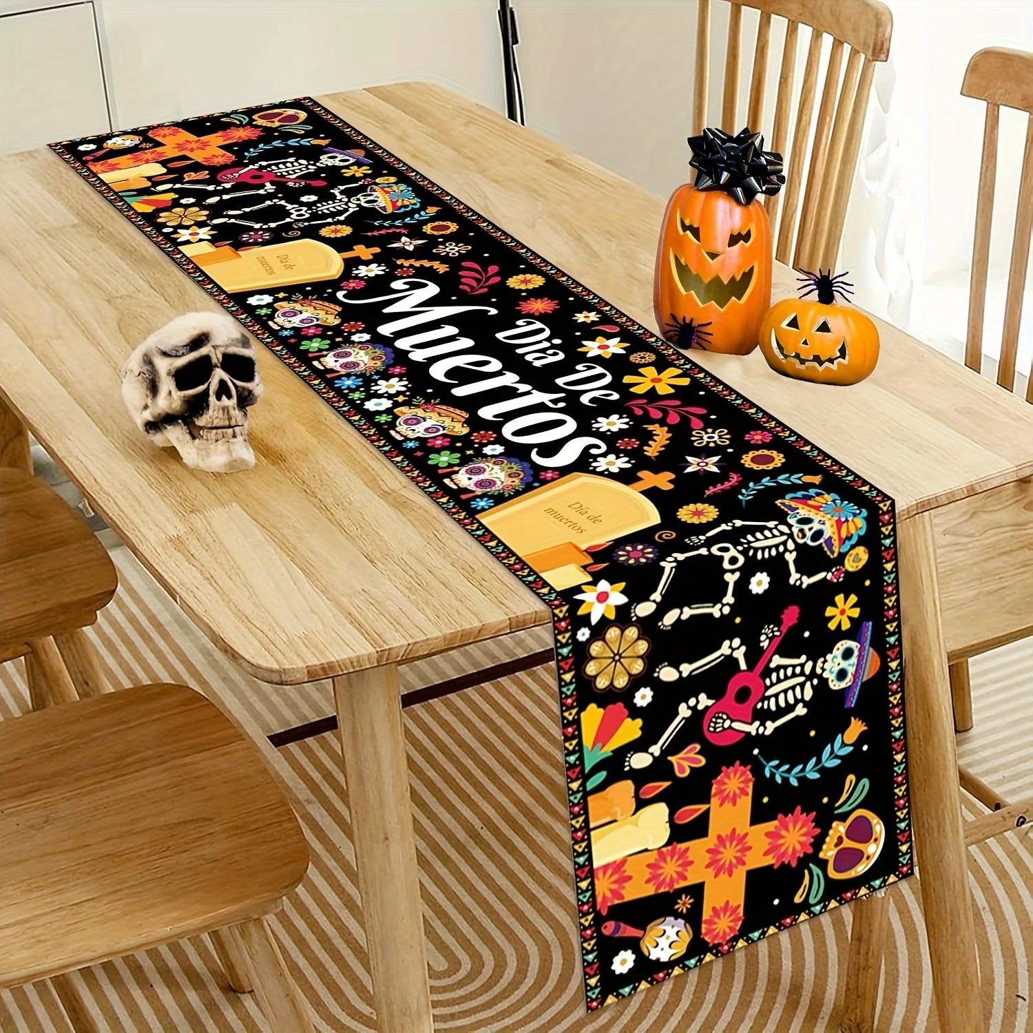 1 Piece of Mexican Day of the Dead Themed Table
