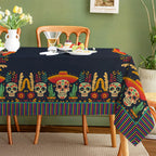 Skull Tablecloth Print