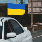 Ukraine Window Car Falg