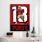 Famous Sports American Football Poster  NFL stars