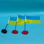 Office Desk Small Flag of Ukraine