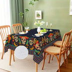 Skull Tablecloth Print