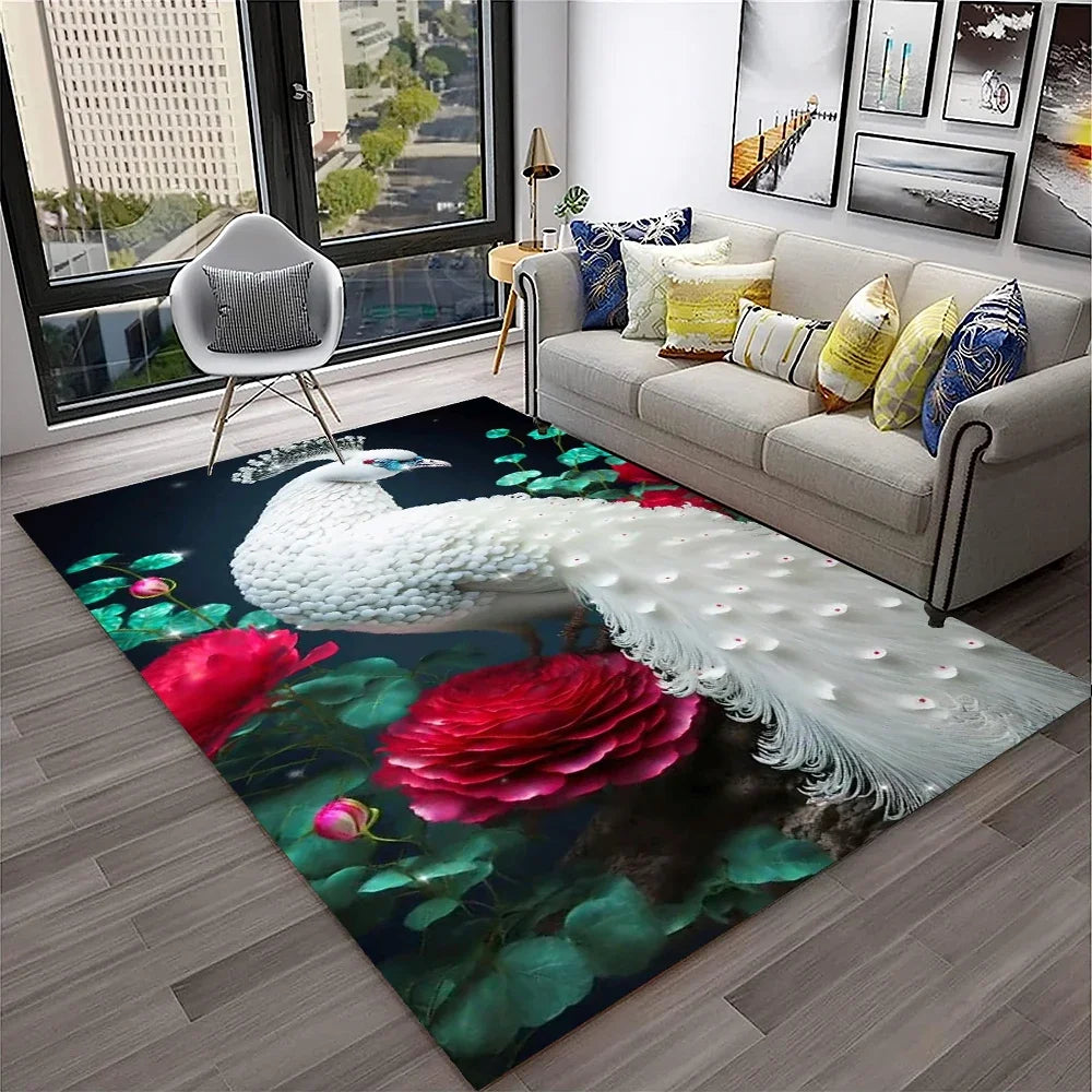 Peacock Rug Doormat