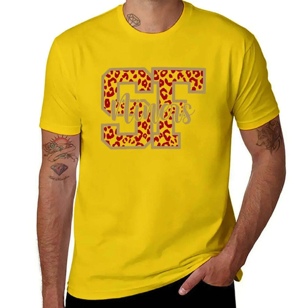 SF Football 49ers Niners T-Shirt graphic shirts