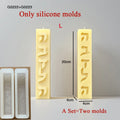 Silicone Candle Mold Hebrew Letters
