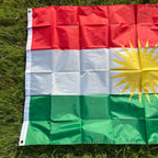 90*150cm Kurdistan Flag Hanging Polyester
